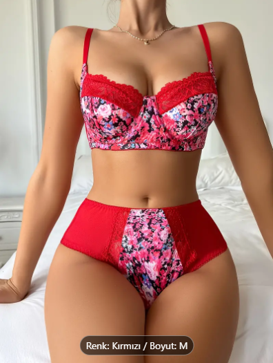 Papyon And Flower Push Up  Brassierre